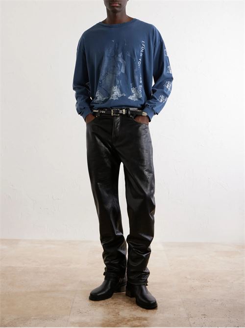 Pantalone in pelle ENFANTS RICHES DÉPRIMÉS | 050441BLACKSAND
